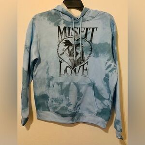Nightmare Before Christmas Sz Small Misfit Love Jack Sally Hoodie Women Blue